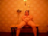 Thick Amateur Woman Taking A Shower