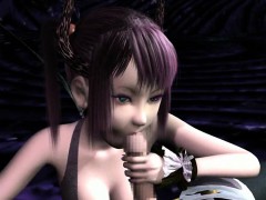 Beauty 3d anime batgirl sucking dick