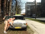 taxi driver break for anal fuck