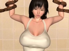 Hot 3D anime cutie suck tentacles