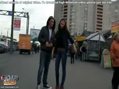 Amateur girl in public hardcore