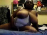 Big Titty Black BBW Playing on Cam