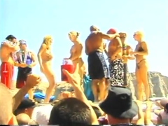 Amateur public beach sex